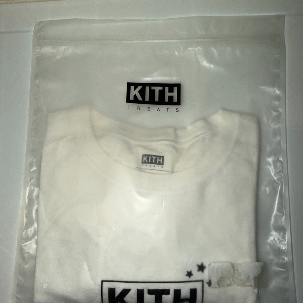 Kith Treats White Tee with Black Logo - Picture 4 of 6